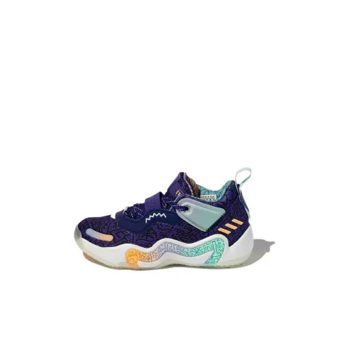 Adidas D.O.N. Issue #3 Детская баскетбольная обувь с низким верхом для дошкольников