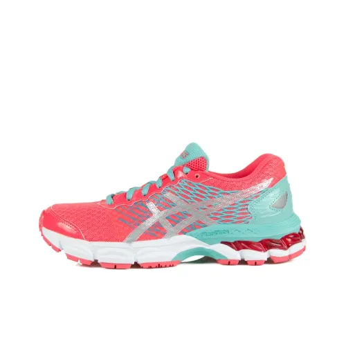 Asics Гель Nimbus 18 Low Топ Беговые кроссовки Кораллово-розовый Подростки