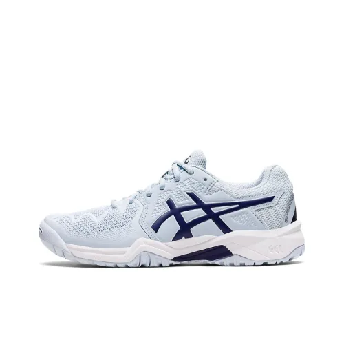 Asics Gel Resolution 8 Детские тренировочные кроссовки Светло-синие Подростки