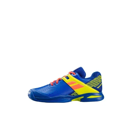 Babolat Детские кроссовки для тренировок Low Топ Синий/Неоново-желтый Kids