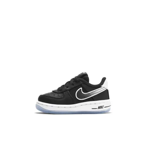 Колин Kaepernick x Nike Air Force 1 Slip-Resistant Низкие Кеды для Малышей Черно-Белые Infant и Toddler