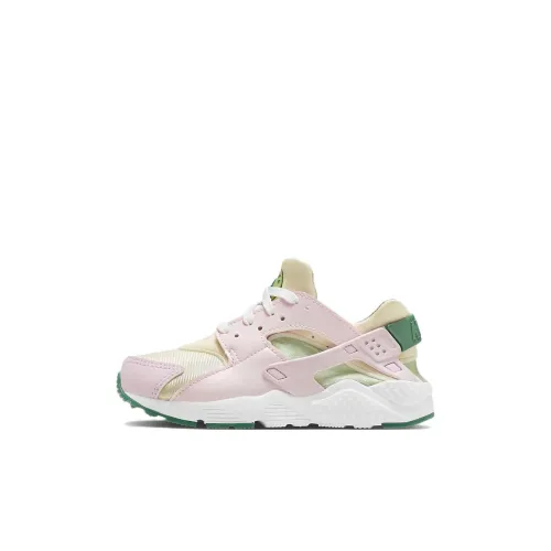 Nike Huarache Run SE Wallace Low Топ Детские беговые кроссовки Розовый зеленый Children Возраст 3-7 лет