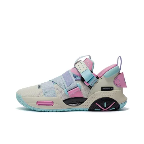 Лайнер Citywide 9 V2 Youth Edition Низкий Топ Баскетбольные Кроссовки Синий Серый Фиолетовый Подростки