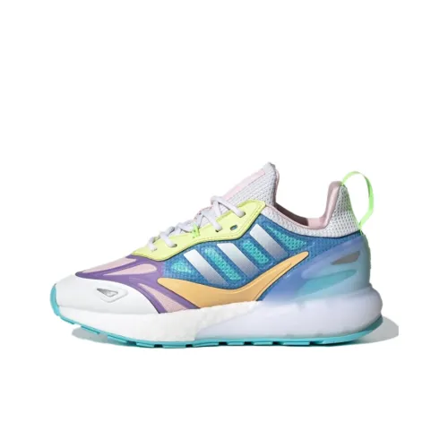 Adidas Originals ZX 2K BOOST 2,0 Дышащие Низкие Кеды для Детей Lifestyle Shoes Подростки