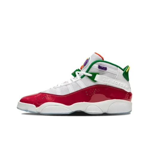 Jordan Air Jordan 6 Кольца Детские баскетбольные кроссовки MID Топ Унисекс