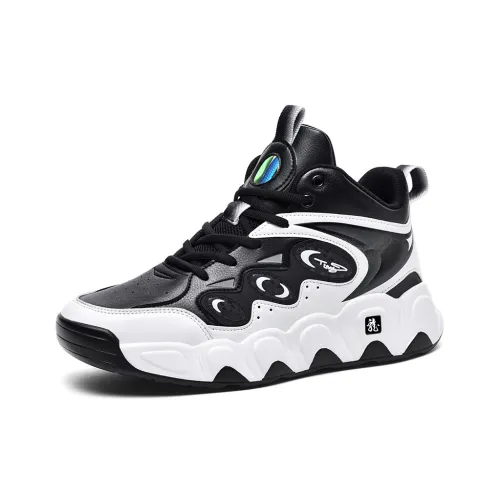 TONYBEAR Противоскользящие устойчивые к истиранию MID топ беговые кроссовки мужской