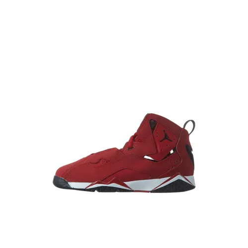 Джордан True Flight High Топ Детские Баскетбольные Кроссовки Красный Белый Черный Для Детей Возрастом 3-7 Лет