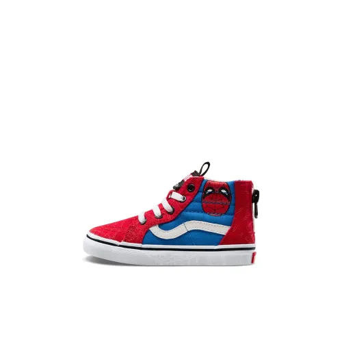 Vans SK8 Легкий Высокий Топ Обувь для малышей Красный синий Infant и Toddler