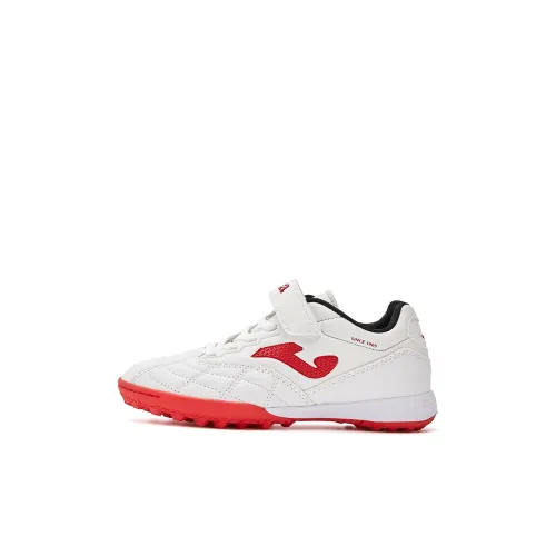 Joma Slip-Resistant Низкие Детские Футбольные Бутсы Белые и Красные Детские