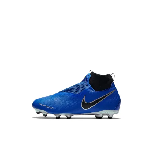 Nike Phantom Vision Jr ACADEMY DF MG Противоскользящий Амортизация Устойчивый к истиранию MID Топ