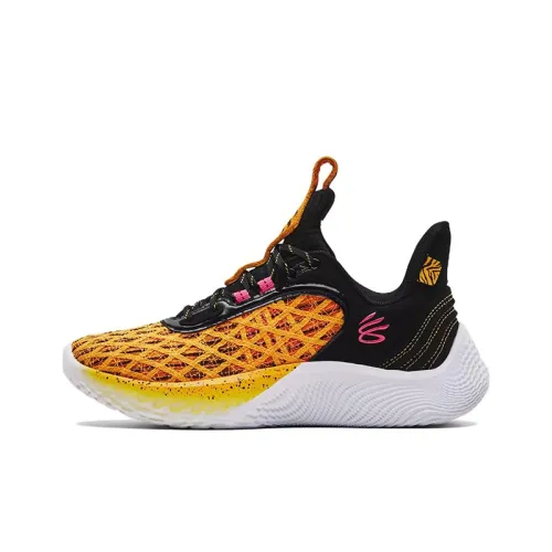 Under Armour Curry 9 Детские баскетбольные кроссовки Низкий топ Школьный возраст