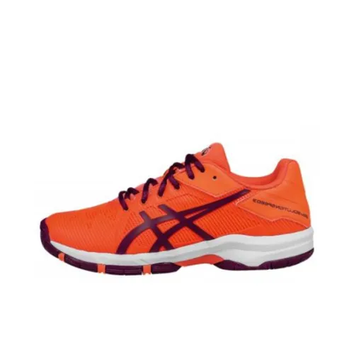 Asics Гель SOLUTION SPEED 3 Low Топ Беговые кроссовки Оранжевый фиолетовый Подростки