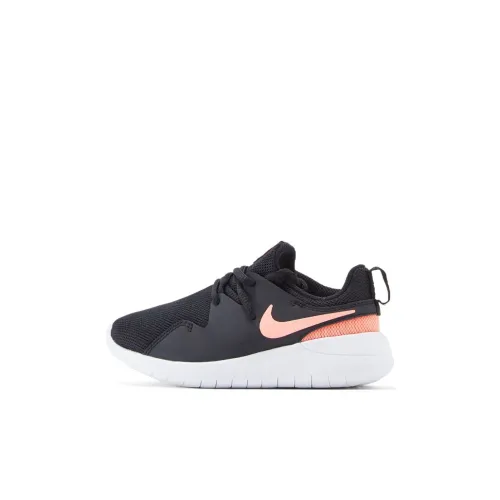 Nike Tessen Slip-resistant Shock Absorbers Низкий Топ Детские Беговые Кроссовки Черный Белый Розовый Детские Возраст 3-7 лет