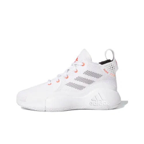 Adidas D Rose 773 2020 J Дышащий MID Топ Баскетбольные кроссовки Белый Подростки