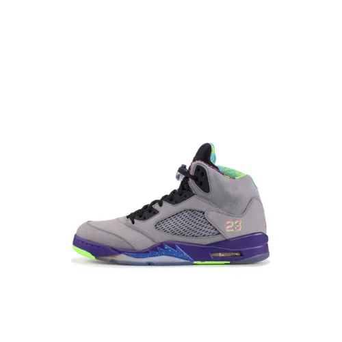 Jordan Air Jordan 5 Retro Bel Air High Top Винтажные баскетбольные кроссовки GS Серый