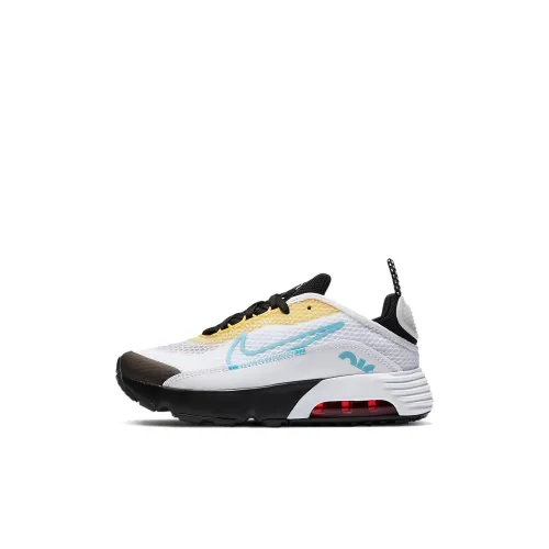 Nike Air Max 2090 KIDS Lifestyle Shoes Белый Желтый Детские 3-7 лет