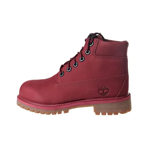 Timberland Детские кожаные сапоги для школьного возраста