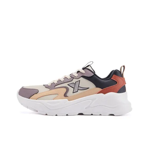 XTEP Нижняя юбка Устойчивая к истиранию Низкий Топ Кэжуал Мужской Коричневый Серый