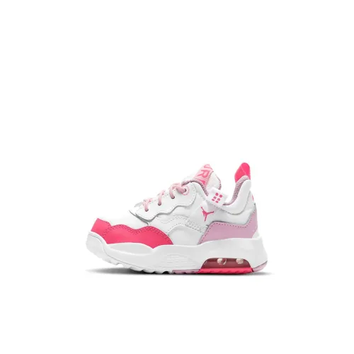 Джордан MA2 Амортизаторы Шок Устойчивость к истиранию Низкий Топ Обувь для малышей Белый Розовый Для малышей и детей