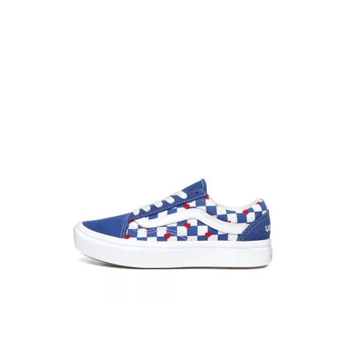 Vans Old Skool Collection Низкий Топ Детские Скейтбординги Синий Children Возраст 3-7 Лет