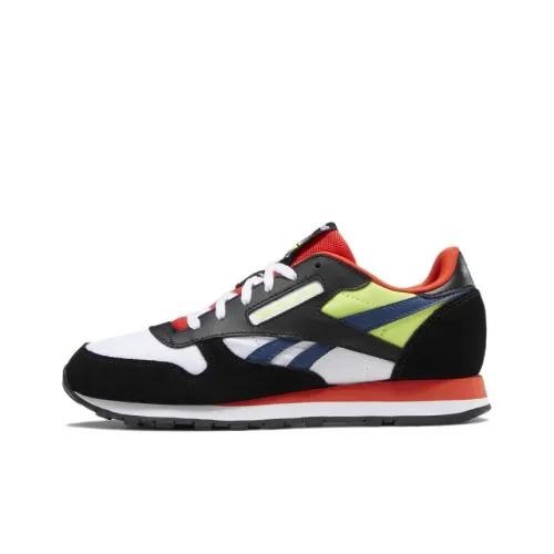 Reebok Classic Leather Детская беговая обувь Низкий топ Школьный возраст