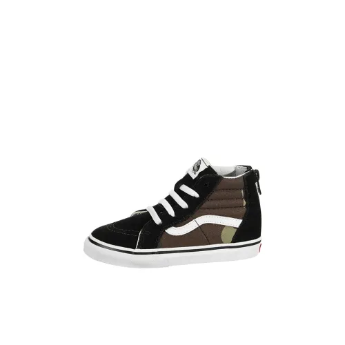 Vans SK8 Легкий Высокий Топ Обувь для малышей Черный Infant And Toddler