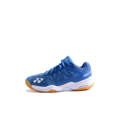 YONEX противоскользящие амортизаторы с устойчивостью к истиранию Низкие кроссовки для тренировок Синий Детский