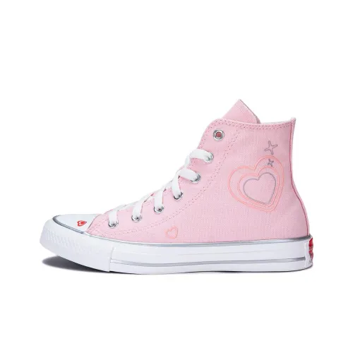 Converse Chuck Taylor All Star Износостойкие Дышащие Высокие Кеды для Детей Розовые