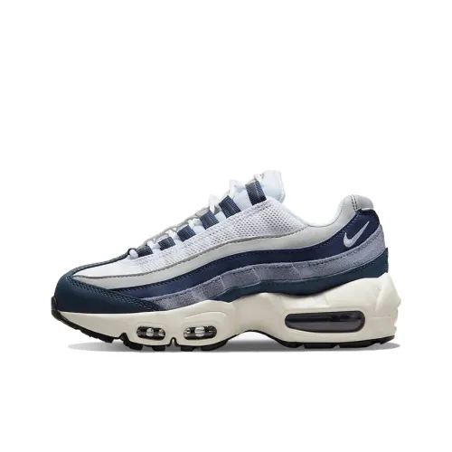 Nike Air Max 95 Recraft Low Топ Детские беговые кроссовки Синий Подростки
