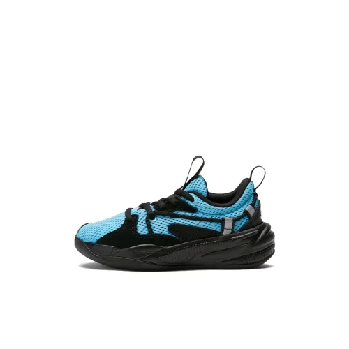 PUMA RS Dreamer Low Топ Детские беговые кроссовки Синий черный для детей 3-7 лет