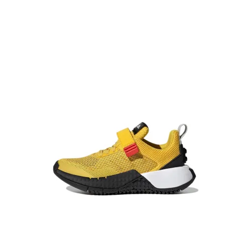 LEGO x Adidas Sport Pro K Устойчивый к истиранию Низкий Топ Детские Беговые Кроссовки Желтый Детский