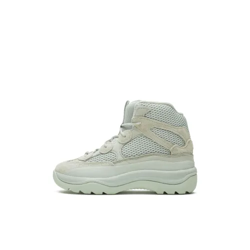 Adidas Originals Yeezy DSRT Ankle Длина Детские ботинки Ледяной синий Children Aged 3-7 лет