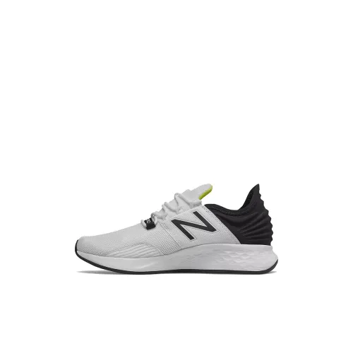 New Balance NB Свежий Пена Series ROAV Низкий Топ Беговые кроссовки Белый Черный Детский