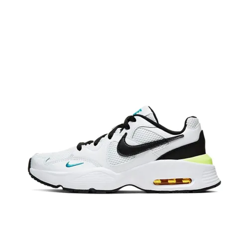 Nike Air Max Fusion Abrasion Resistant Низкий Топ Детские Беговые Кроссовки Белый Черный Синий