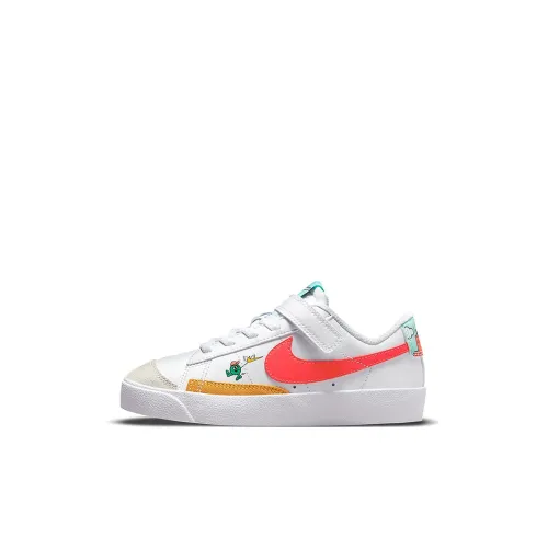 Nike Blazer Low '77 Low Топ Детские Скейтбординги Белый розовый голубой Children Возраст 3-7 лет