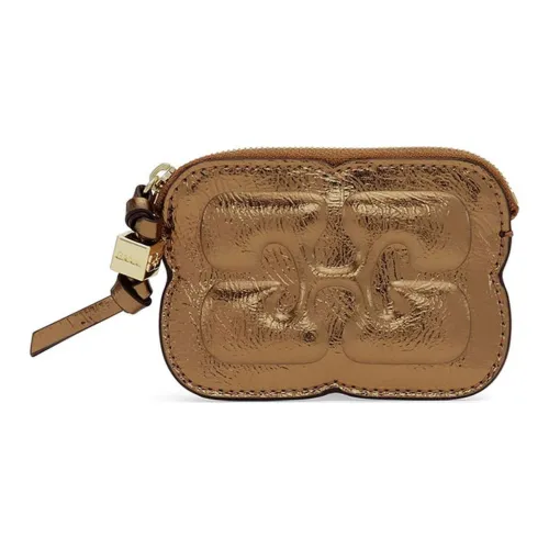 GANNI Кожа Кошелек Женские Бронза