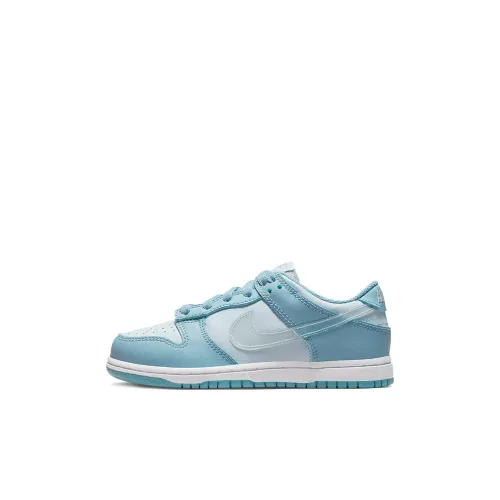 Nike Dunk Low Топ Детские Скейтбординги Светло-синий Children Возраст 3-7 лет