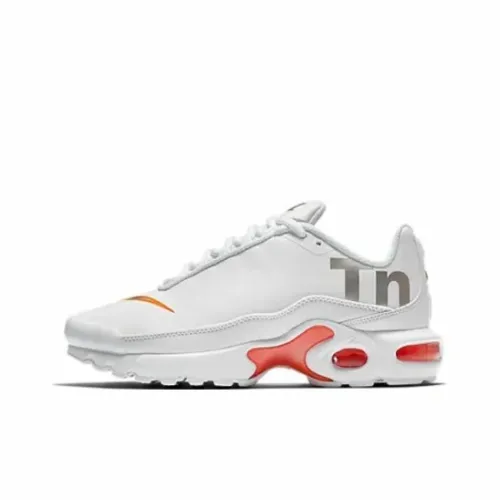 Nike Air Max Plus TN SE Амортизация Износостойкий Низкий Топ Детские Беговые Кроссовки Белый Подростки