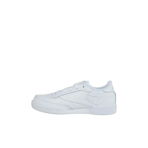 Reebok Club C Series Детские Скейтбординги Низкий Топ Белый Kids