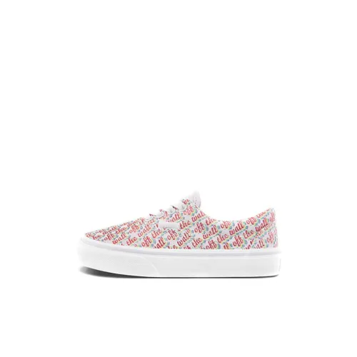 VANS Низкий Топ Детские Скейтбординги Белый Розовый для Дети Возрастом 3-7 Лет