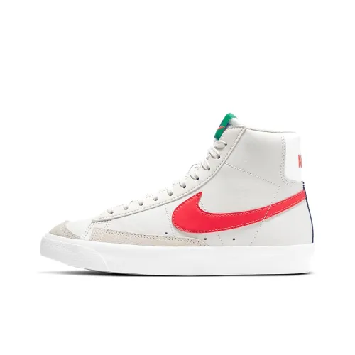 Nike Blazer '77 Slip Resistant Abrasion Resistant MID Топ Детские Скейтбординги Серый Зеленый Красный