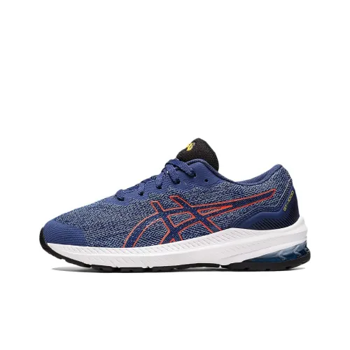 Asics GT 1000 11 Low Топ Детские беговые кроссовки Синий красный Подростки