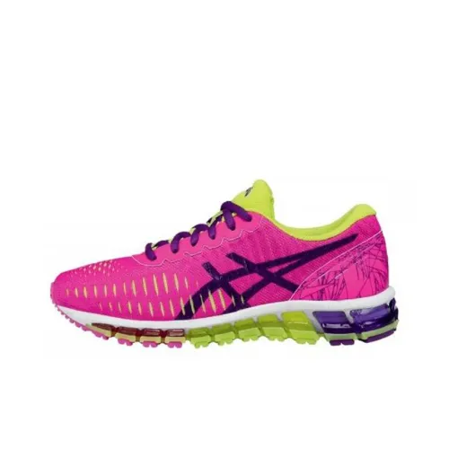 Asics Гель Quantum 360 Low Топ Детские Беговые Кроссовки Розовый Красный Подростки