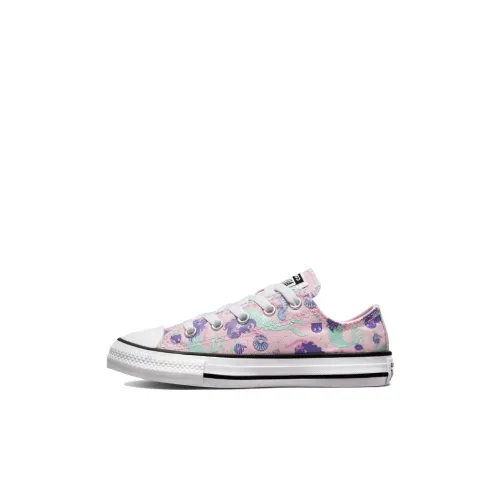 Converse Chuck Taylor All Star Low Топ Kids Кеды Розово-фиолетовый для детей 3-7 лет