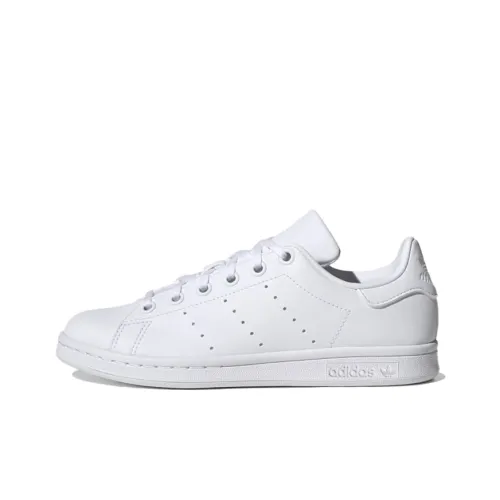 Adidas Originals Stan Smith Slip-Resistant Low Top Скейтборд Кроссовки Pure White Подростки