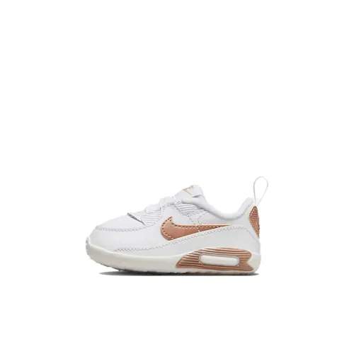 Nike Air Max 90 Crib SE Low Топ Обувь для малышей Белый-коричневый Infant And Toddler