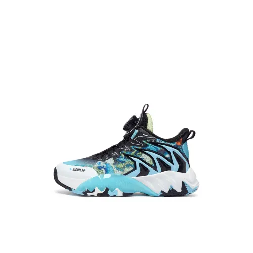 BIG WASP Дракон породил девять сыновей Низкий топ Детские баскетбольные кроссовки для детей