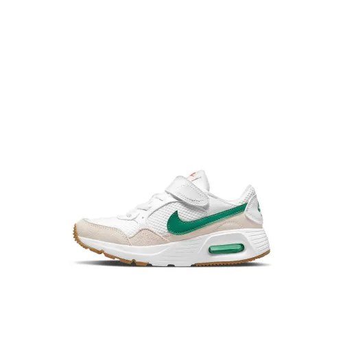 Nike Air Max SC Low Беговые кроссовки Топ Белый Зеленый для детей 3-7 лет