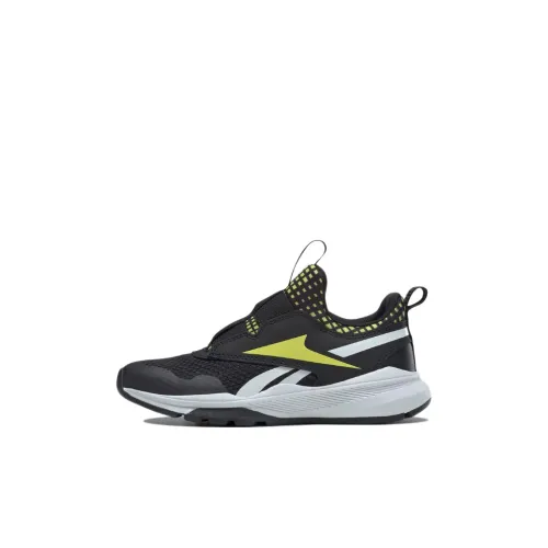Reebok Xt Sprinter Slip On Low Топ Беговые кроссовки Черный белый Для детей от 3 до 7 лет