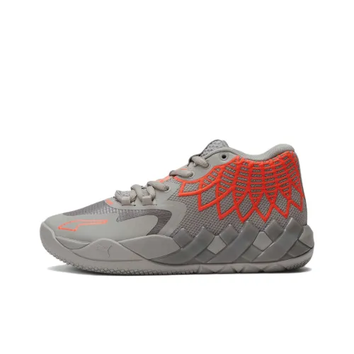 PUMA MB.01 Детская баскетбольная обувь MID Топ для школьного возраста